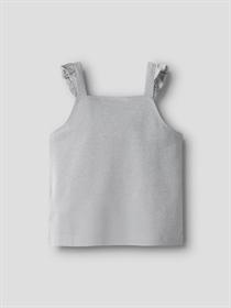 NAME IT Slim Kort Strop Top Jijia Lucent White